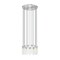 Z-Lite Beau Chandelier, 11-Light, 24 In.W x 12.75 In.H, Brushed Nickel/Clear 740P-11R-BN - alternate 6